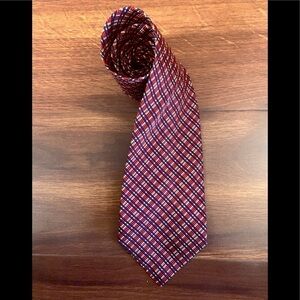 🌿SALE🌿LAUREN Ralph Lauren Vintage Red Silk Striped Tie